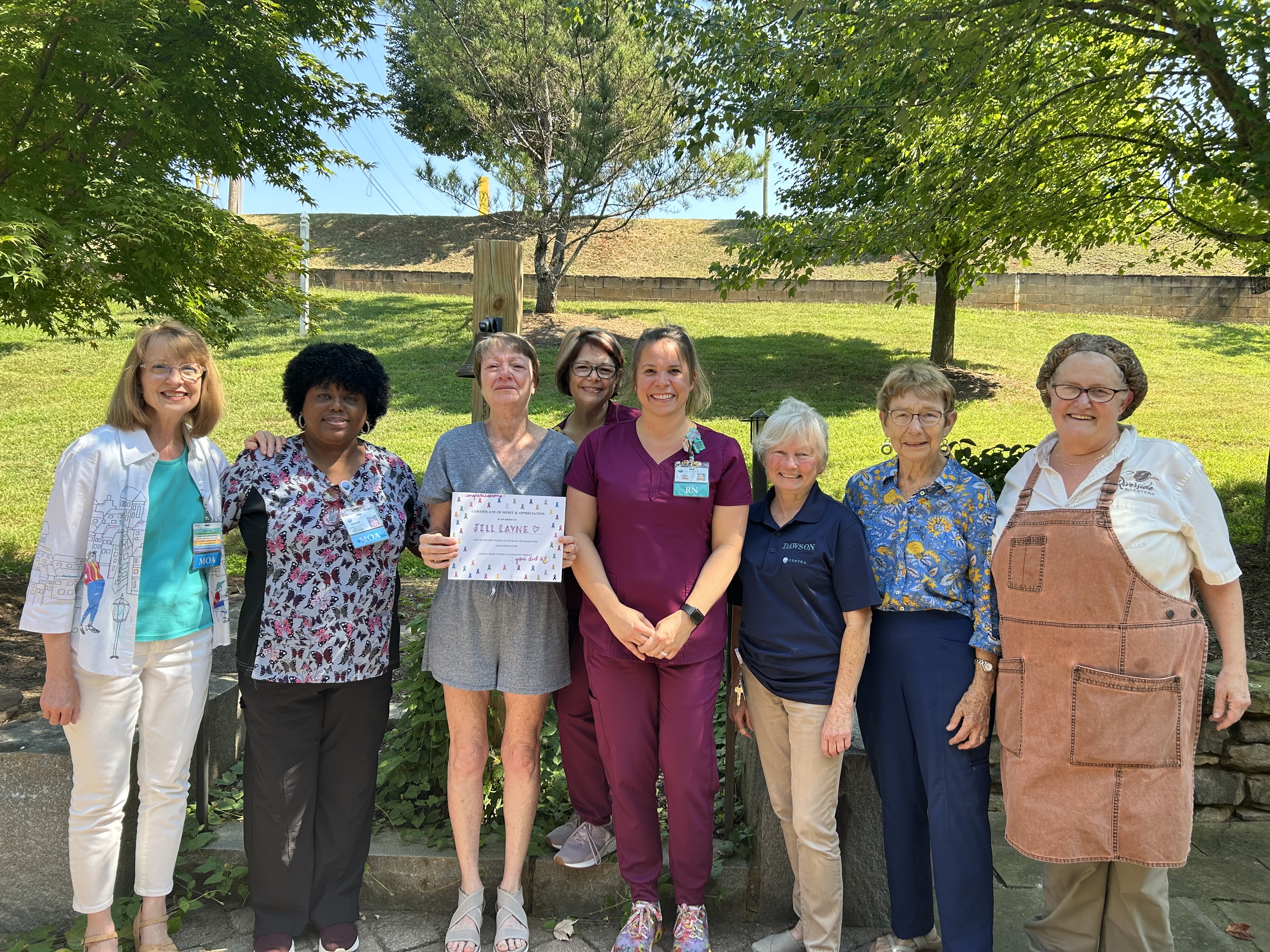 Jill Layne and Caregivers